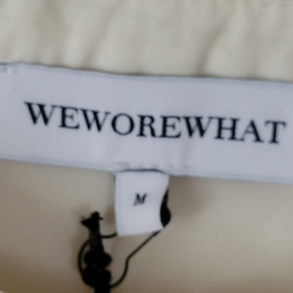 WeWoreWhat Ruffle Blouse Long Sleeve New M - Picture 6 of 10